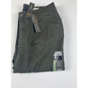 Women's Lee Flex Motion Straight-Leg Pants, Size: 12 T/L, Dark Green